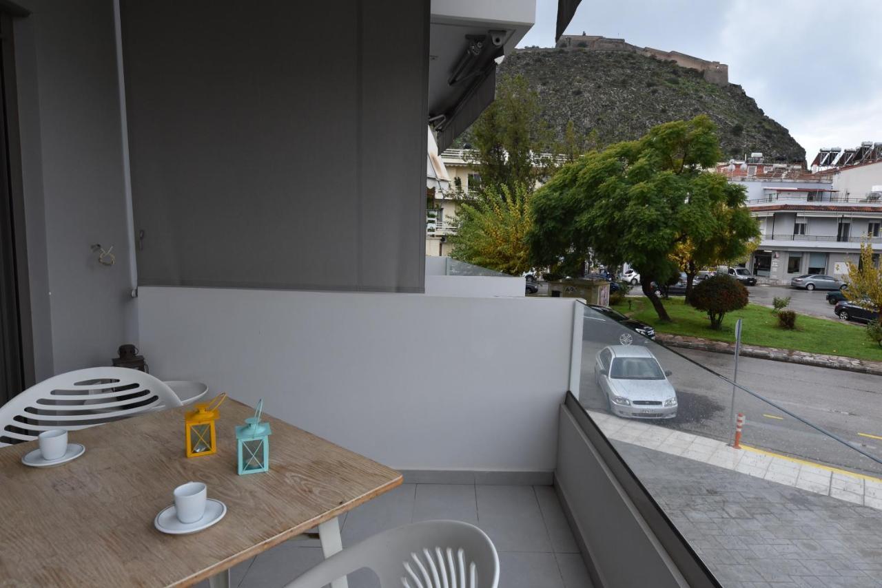 Palamidi View Newly Constructed Apartment นาฟปลิโอ ภายนอก รูปภาพ